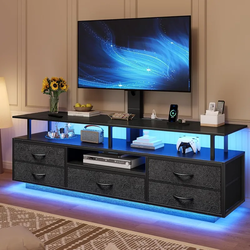 BTHFST TV Stand with Mount for 32 55 65 70 inch TVs